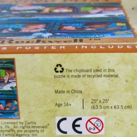 SATURDAY EVENING POST 1000 PIECE JIGSAW PUZZLE "COMING AND GOING" USED ONCE - Picture 3 of 5